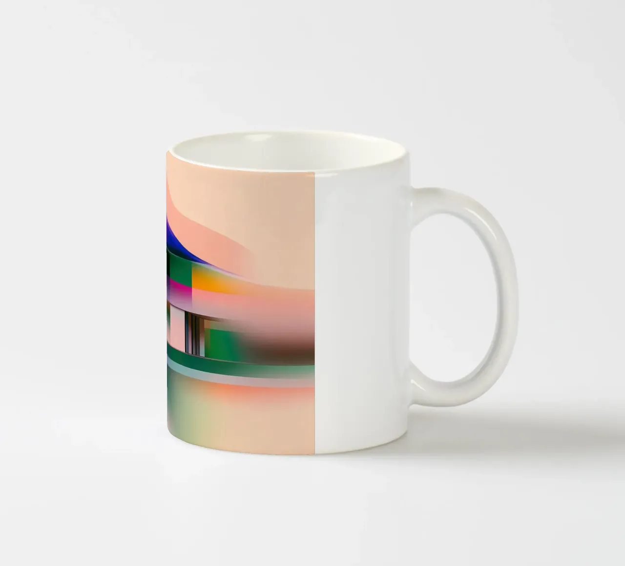 Paesaggio cromatico tazza in ceramica da Geometric