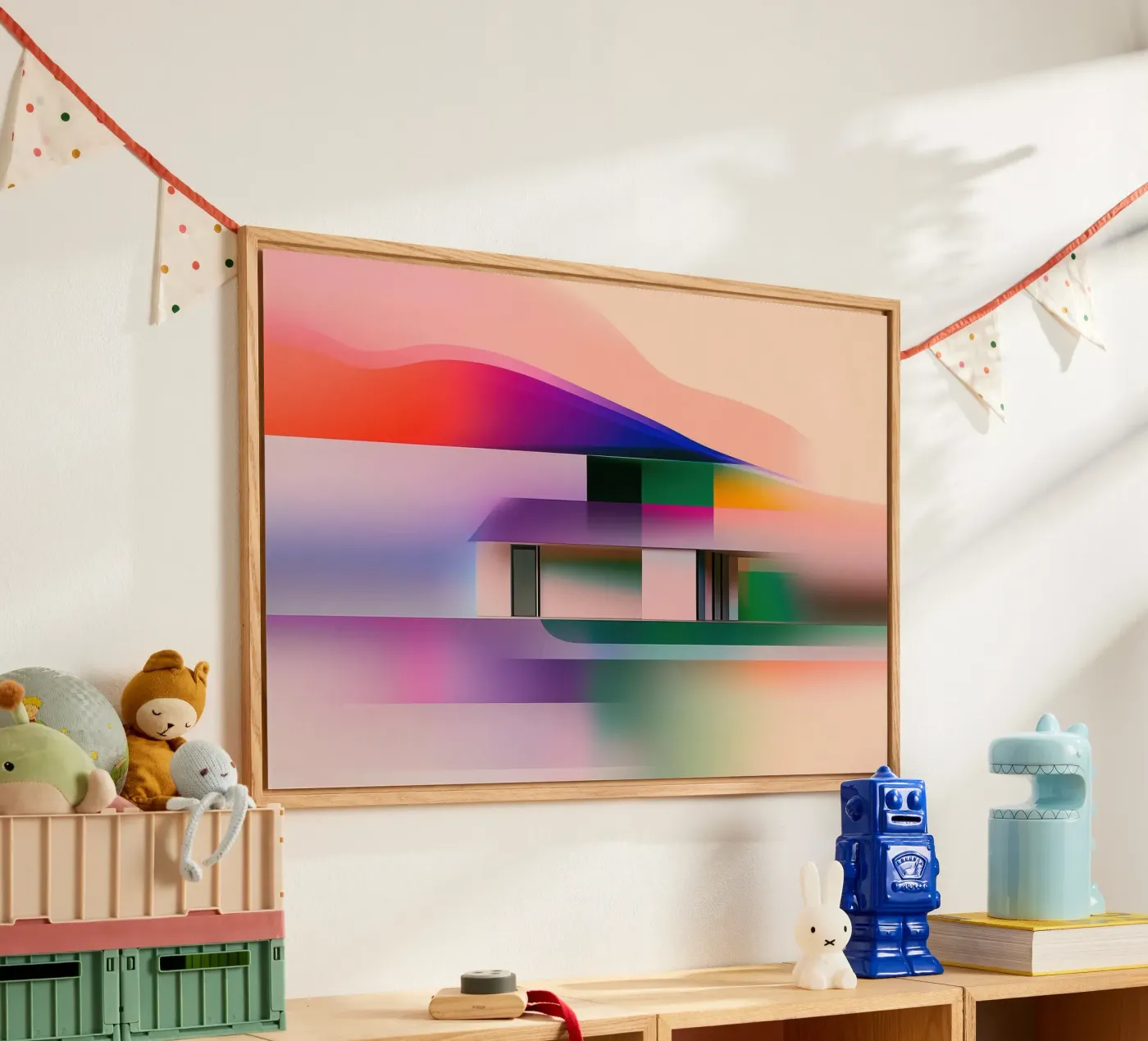 Paesaggio cromatico plexiglass da Geometric
