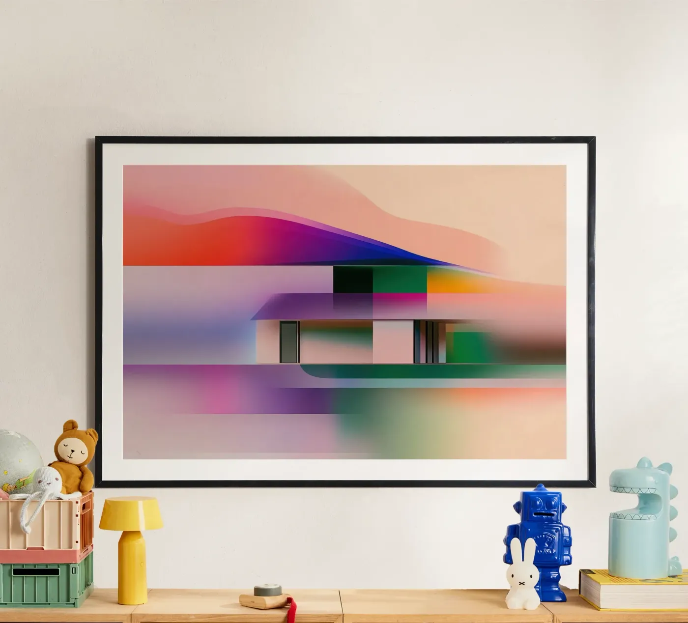 Paesaggio cromatico poster da Geometric