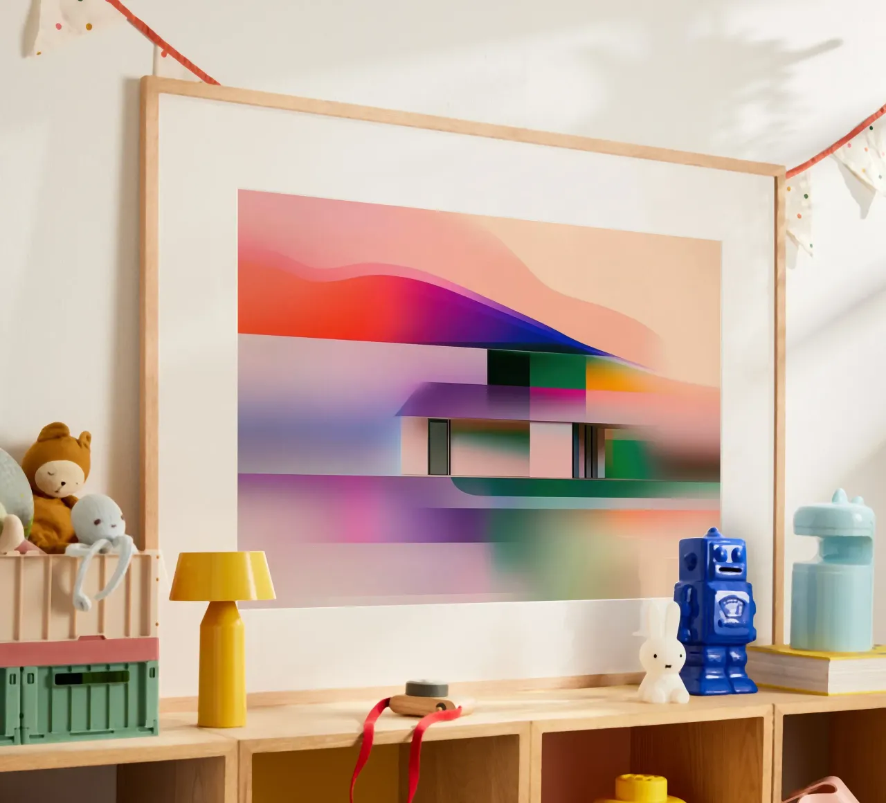 Paesaggio cromatico carta hahnemühle da Geometric