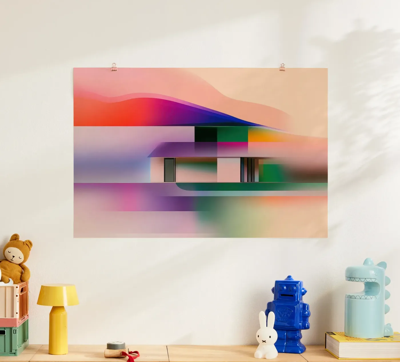 Paesaggio cromatico poster da Geometric