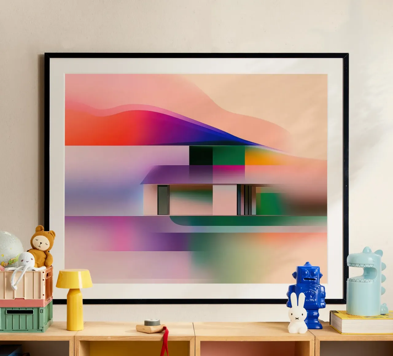Paesaggio cromatico carta hahnemühle da Geometric
