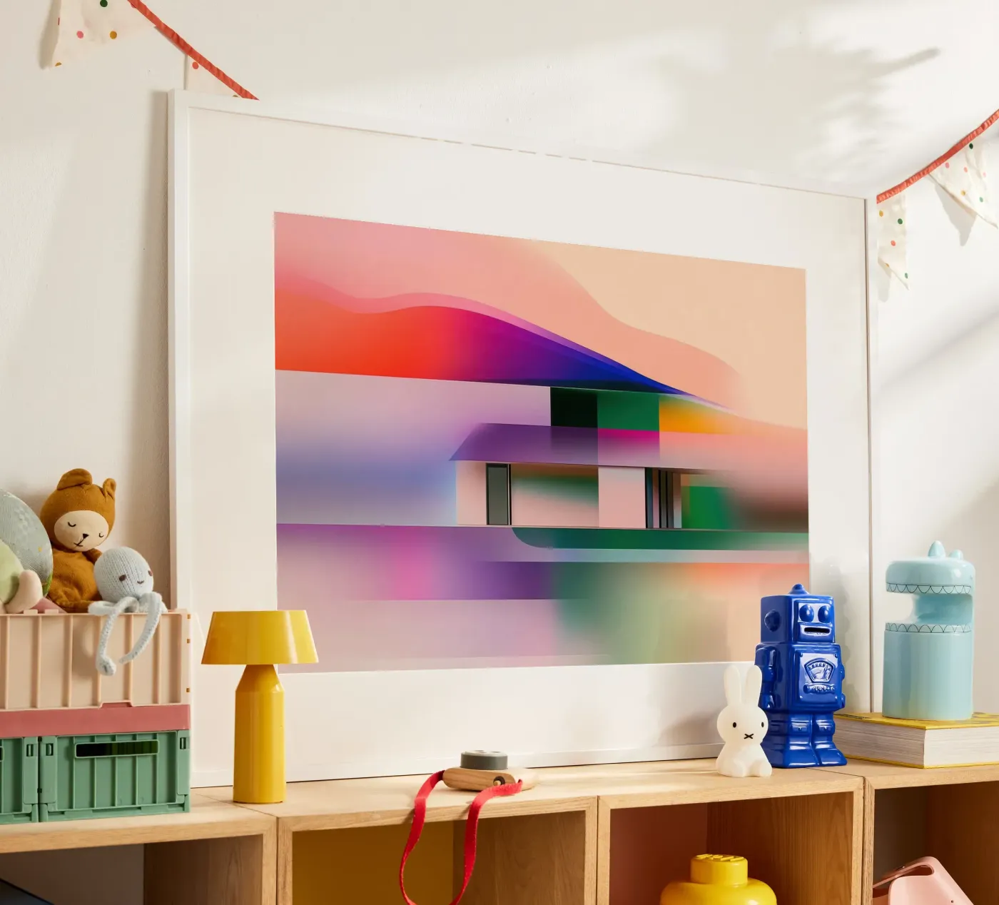 Paesaggio cromatico poster da Geometric