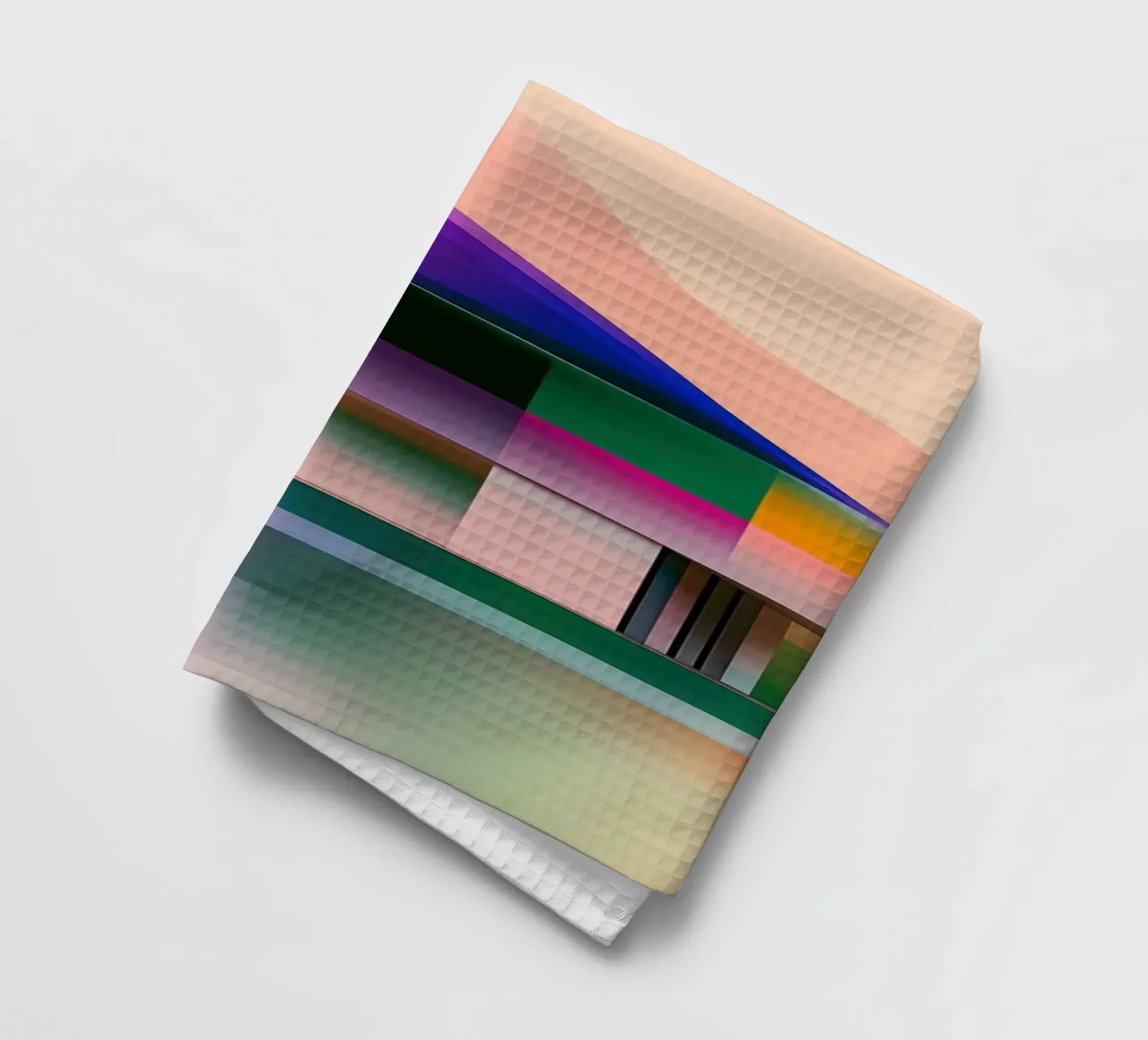 Paesaggio cromatico canovaccio da cucina da Geometric