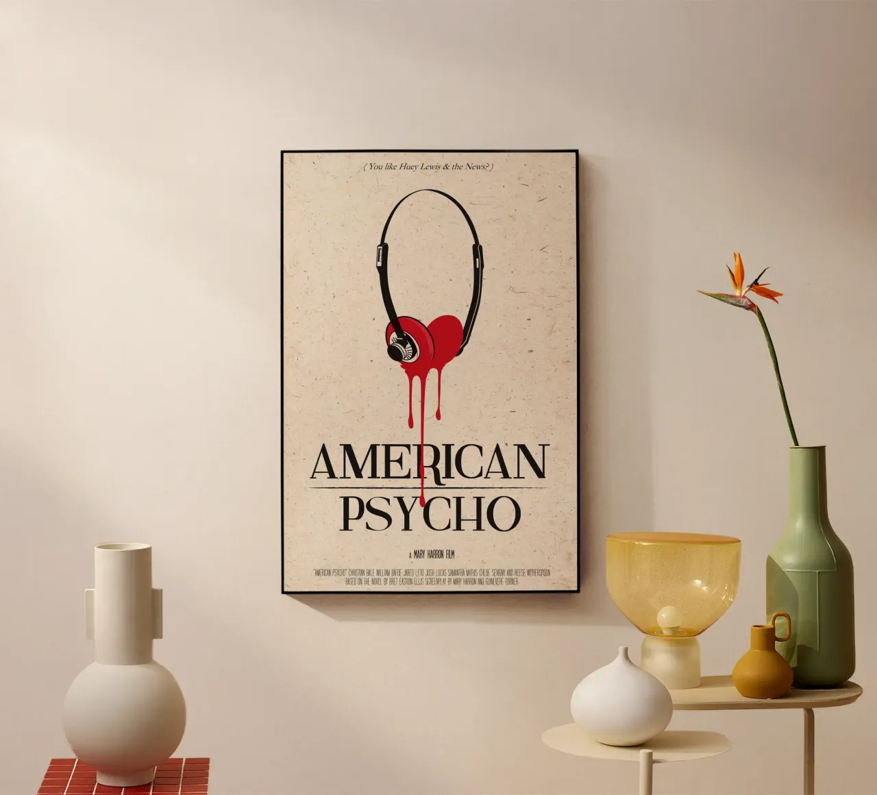 American psycho plexiglass da 2toastdesign