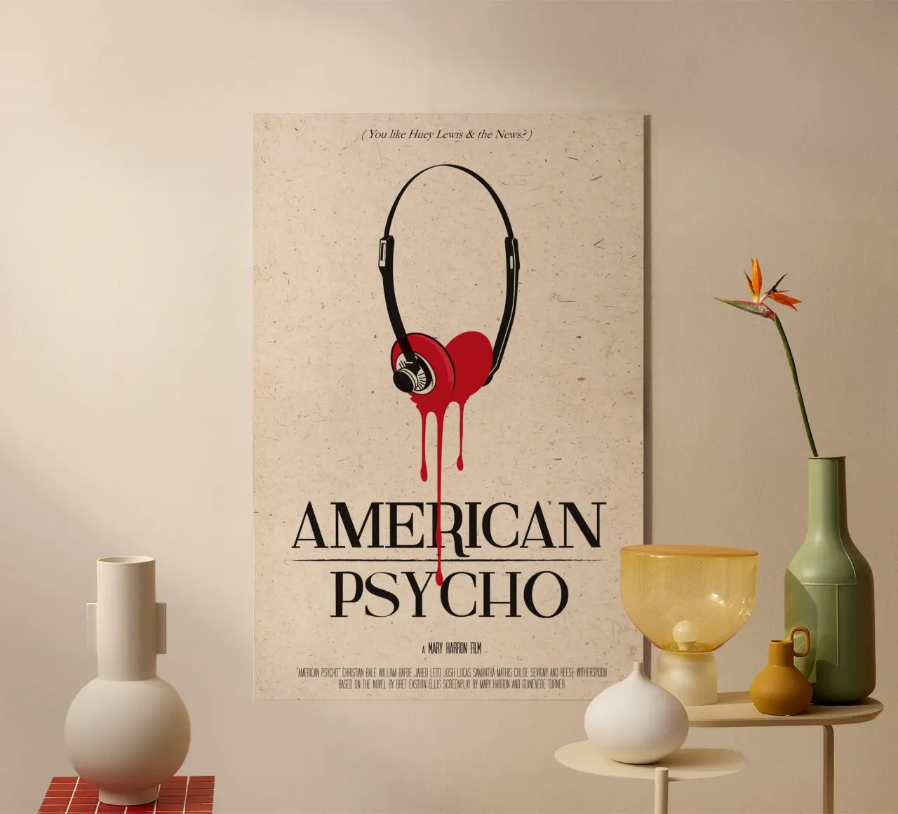 American psycho plexiglass da 2toastdesign