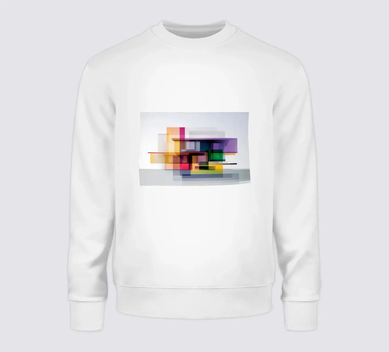 Case geometriche colorate felpa da Geometric