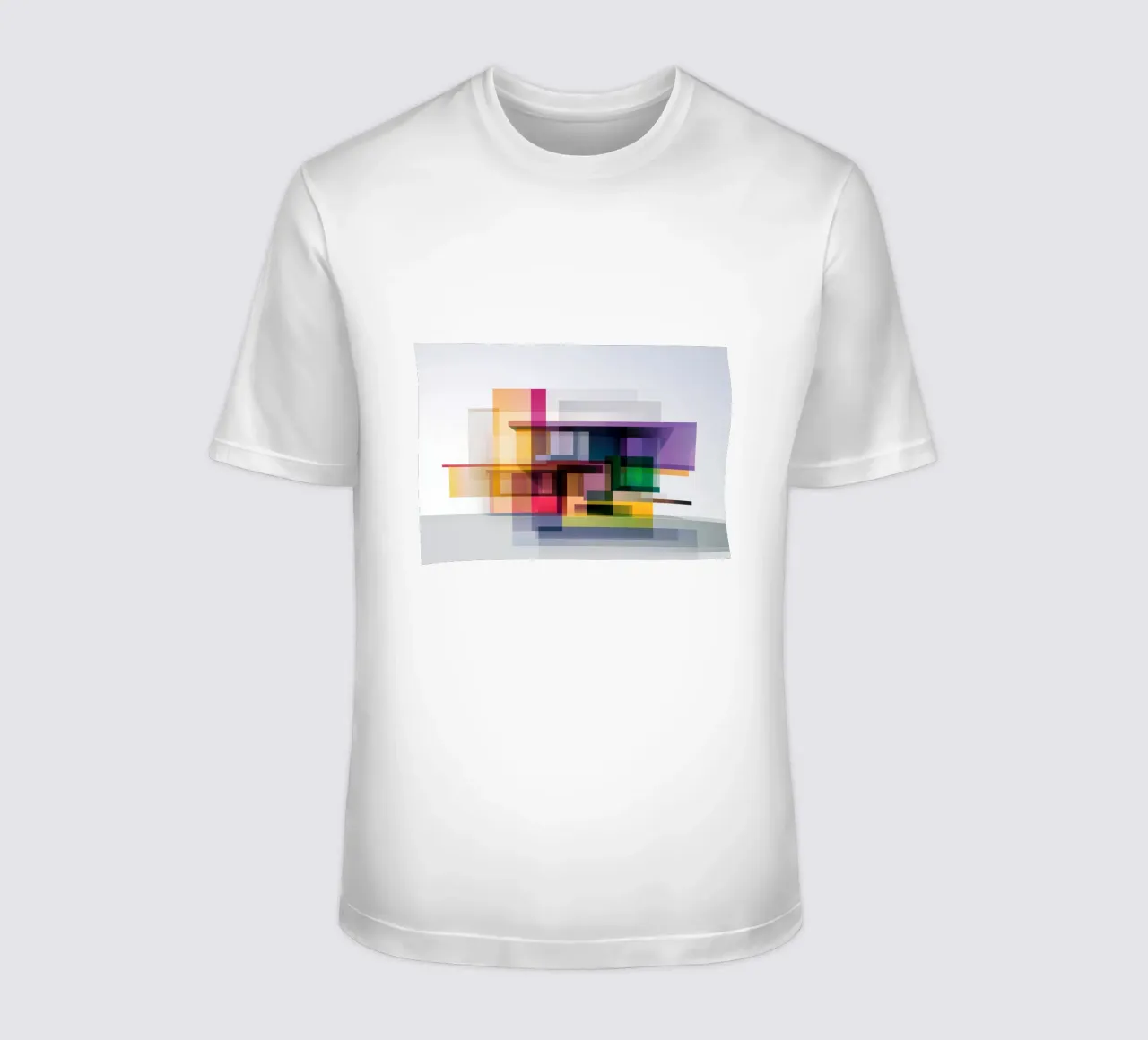 Case geometriche colorate t-shirt da Geometric