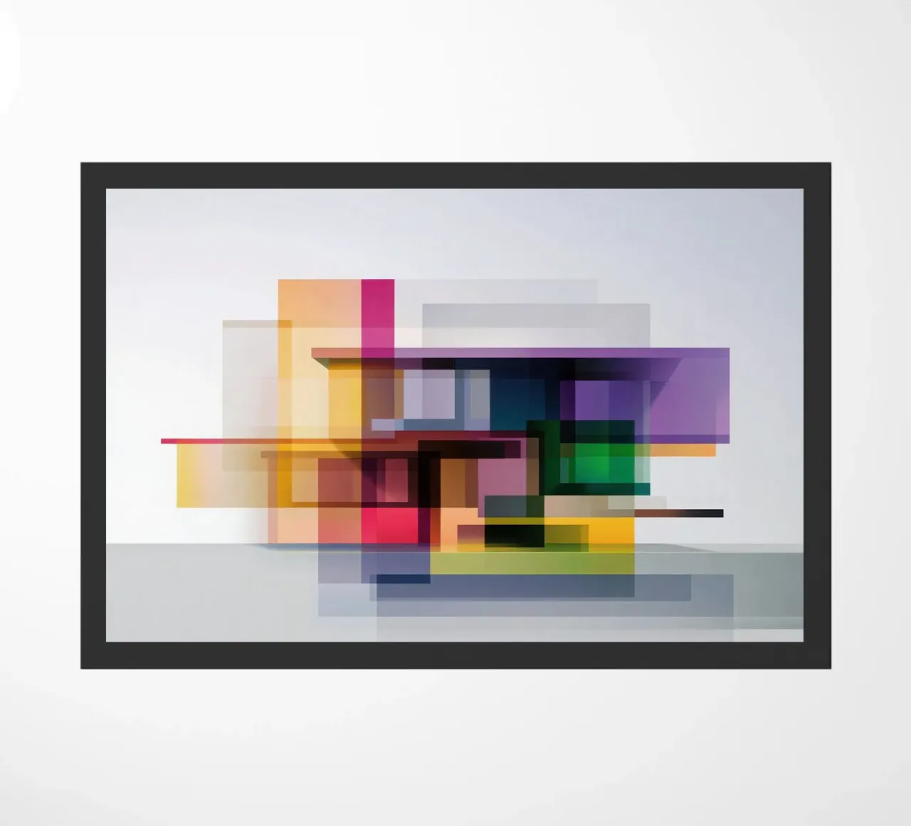 Case geometriche colorate zerbino da Geometric