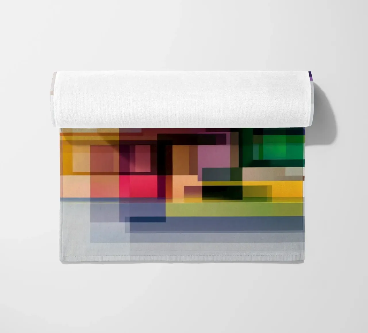 Case geometriche colorate telo mare da Geometric