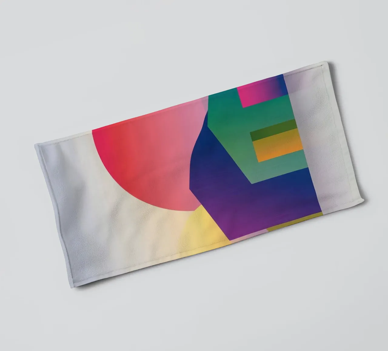 Paesaggio geometrico colorato asciugamano da bagno da Geometric