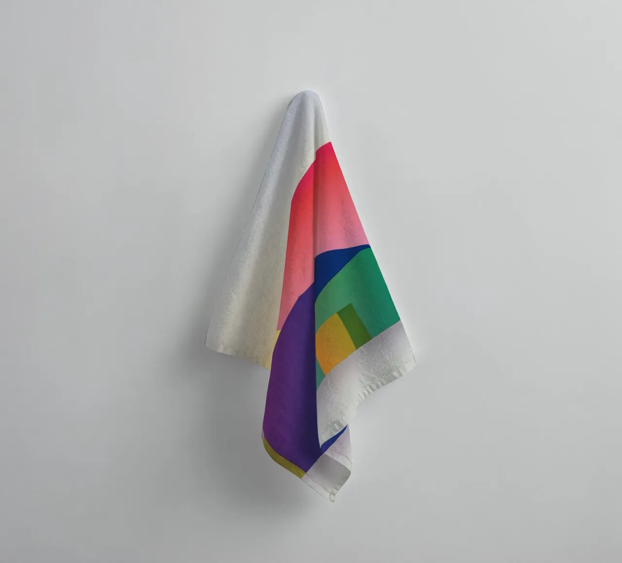 Paesaggio geometrico colorato asciugamano da bagno da Geometric