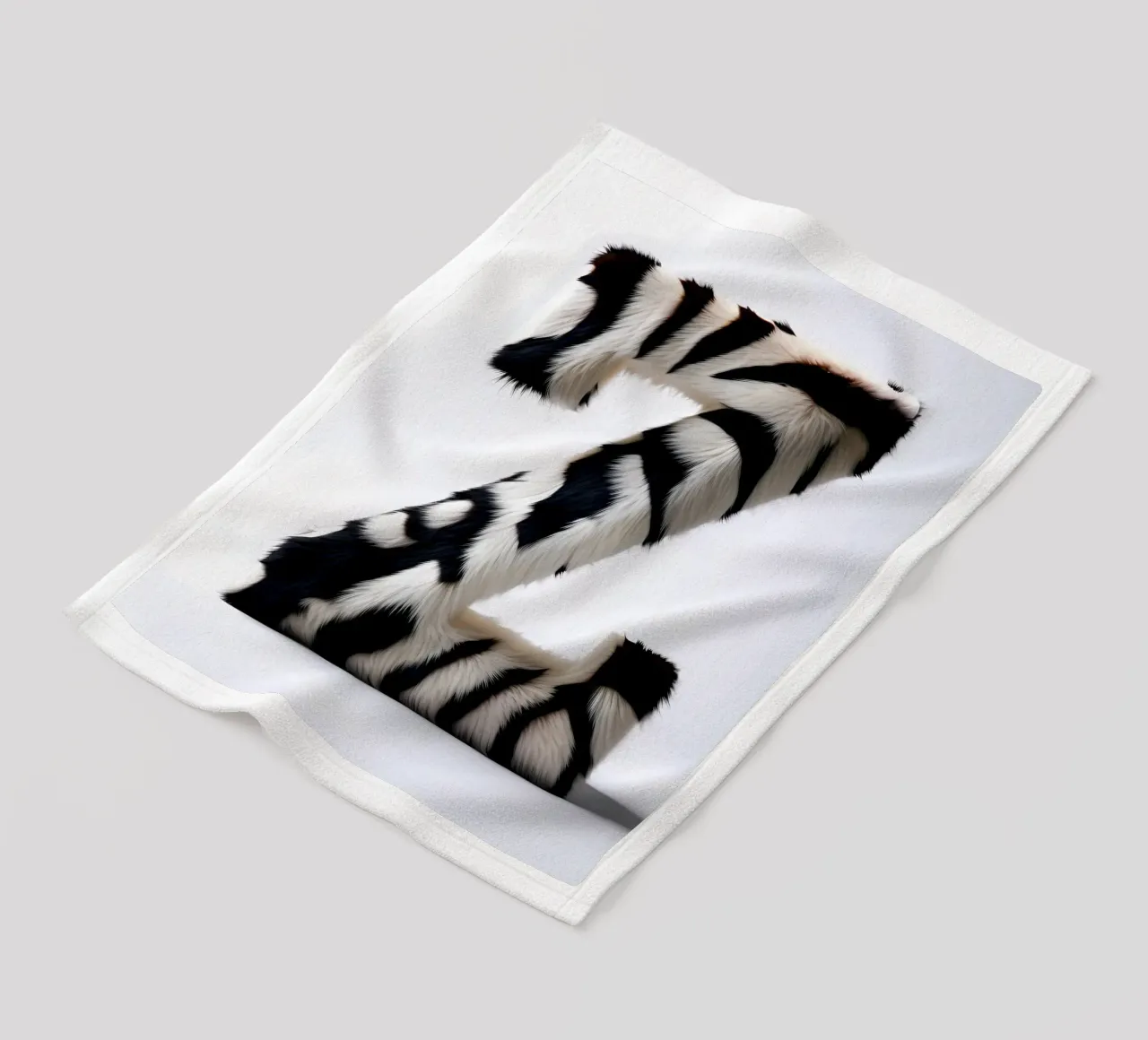 Zebra Z coperta in pile da inspirational quote