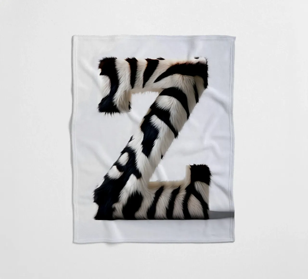 Zebra Z coperta in pile da inspirational quote