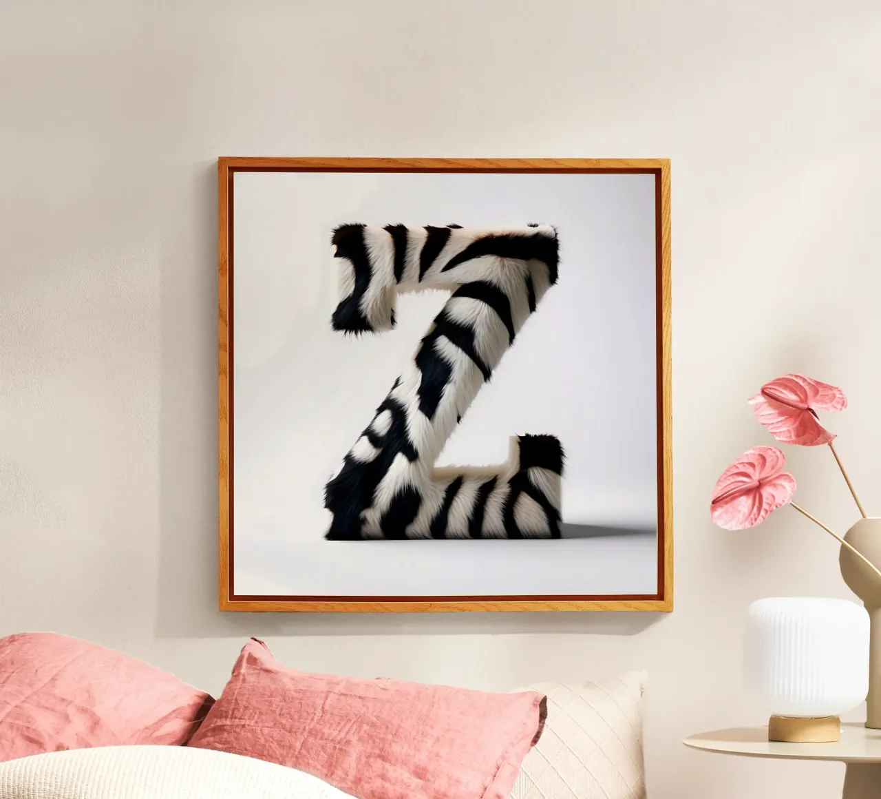Zebra Z plexiglass da inspirational quote