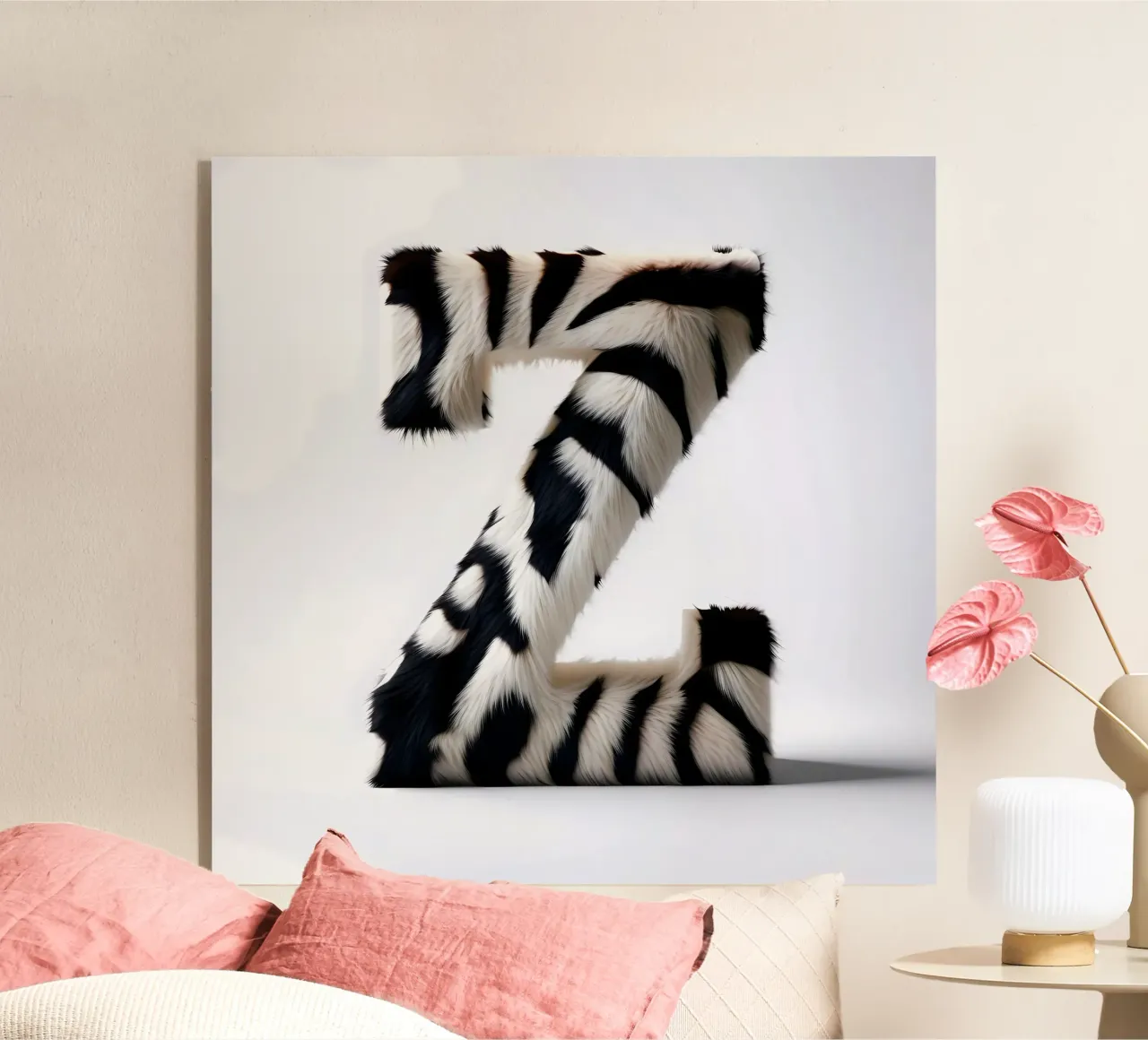 Zebra Z plexiglass da inspirational quote