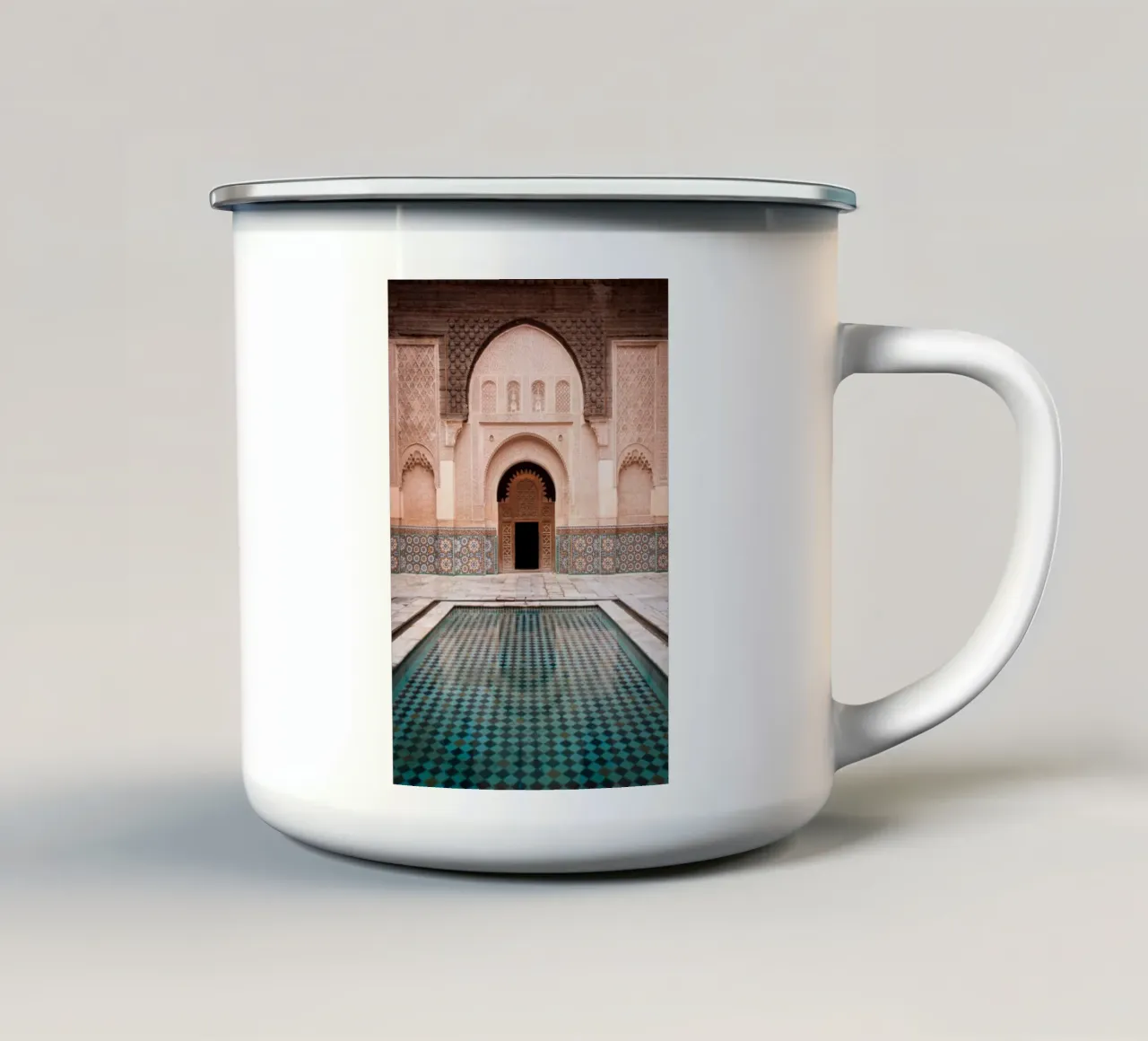 Marrakesh Marocco tazza in smalto da TheTravelClub