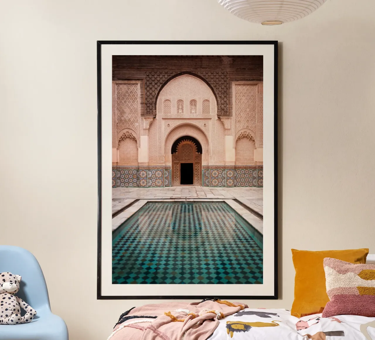 Marrakesh Marocco poster con telaio in plastica da TheTravelClub