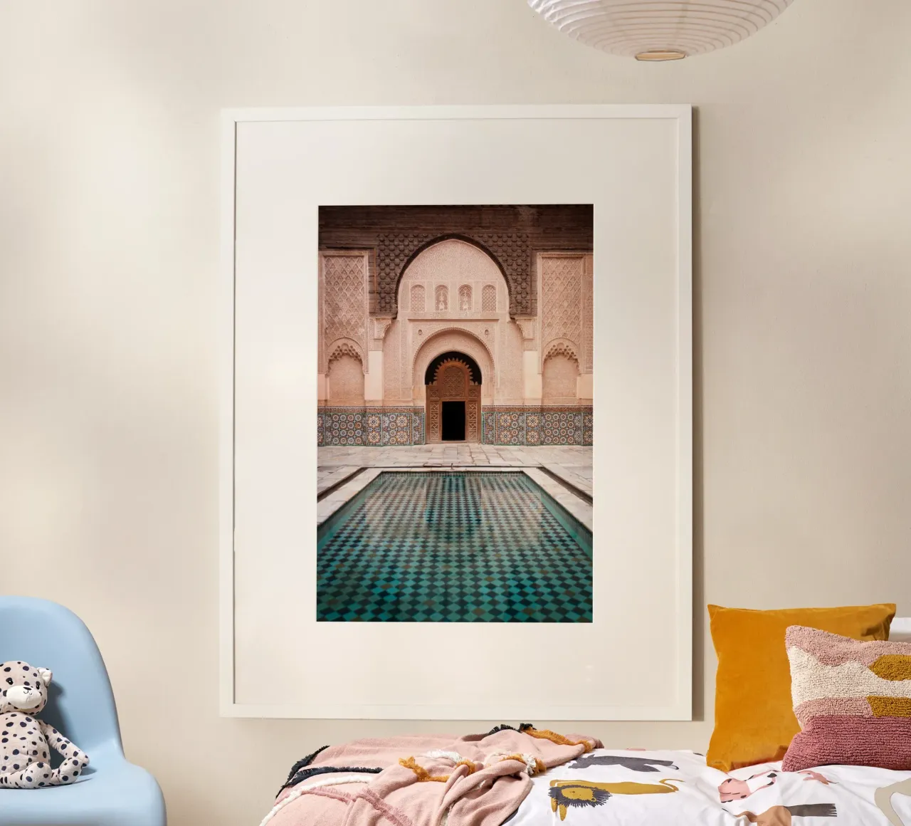 Marrakesh Marocco poster con telaio in plastica da TheTravelClub