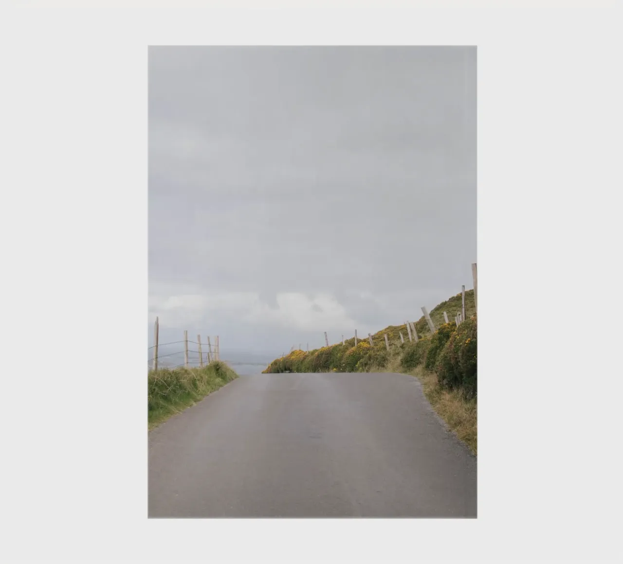 Route côtière avec vue sur la mer carnet de notes de The Wild Creative Studio