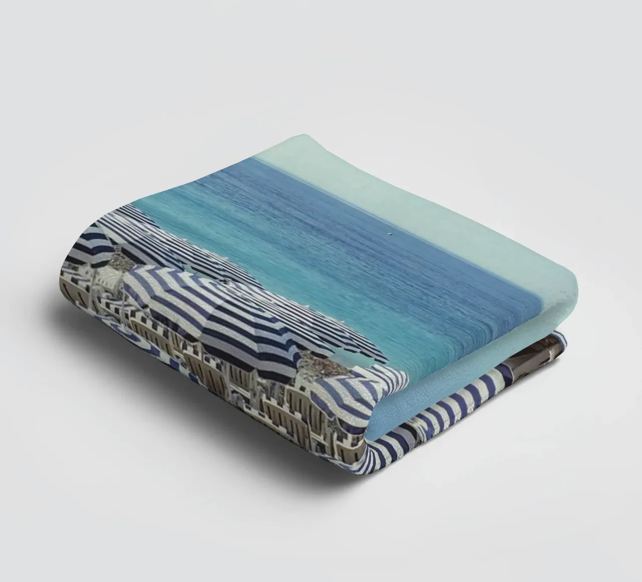 Paraplu Beach Club Zuid-Frankrijk badhanddoek van TheTravelClub