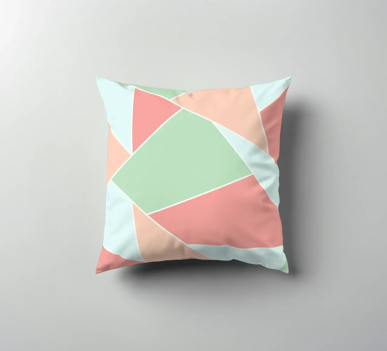 Pastel geometric pattern cojín de BAINAI