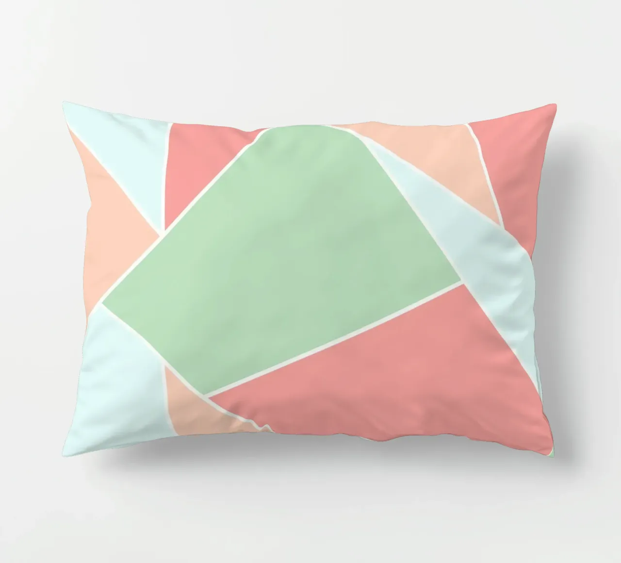 Pastel geometric pattern cojín de BAINAI