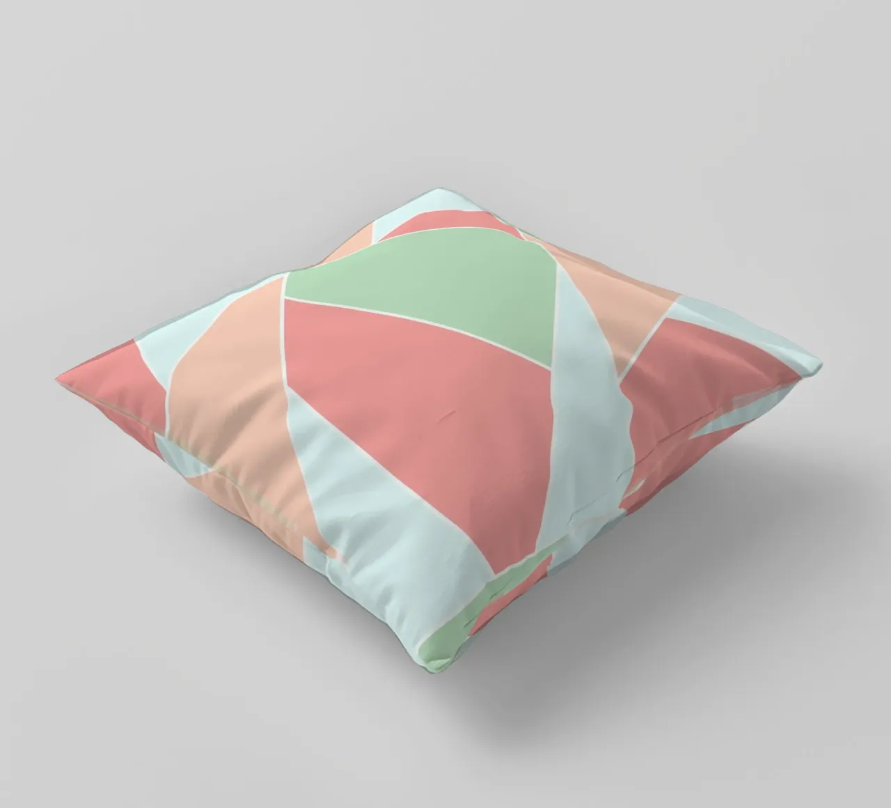 Pastel geometric pattern cojín de BAINAI