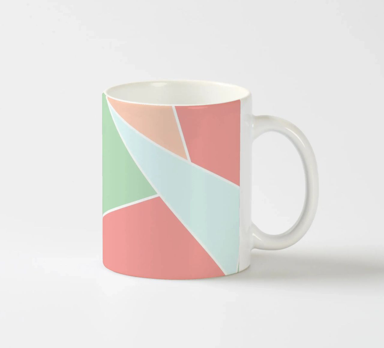 Pastel geometric pattern tazza in ceramica da BAINAI