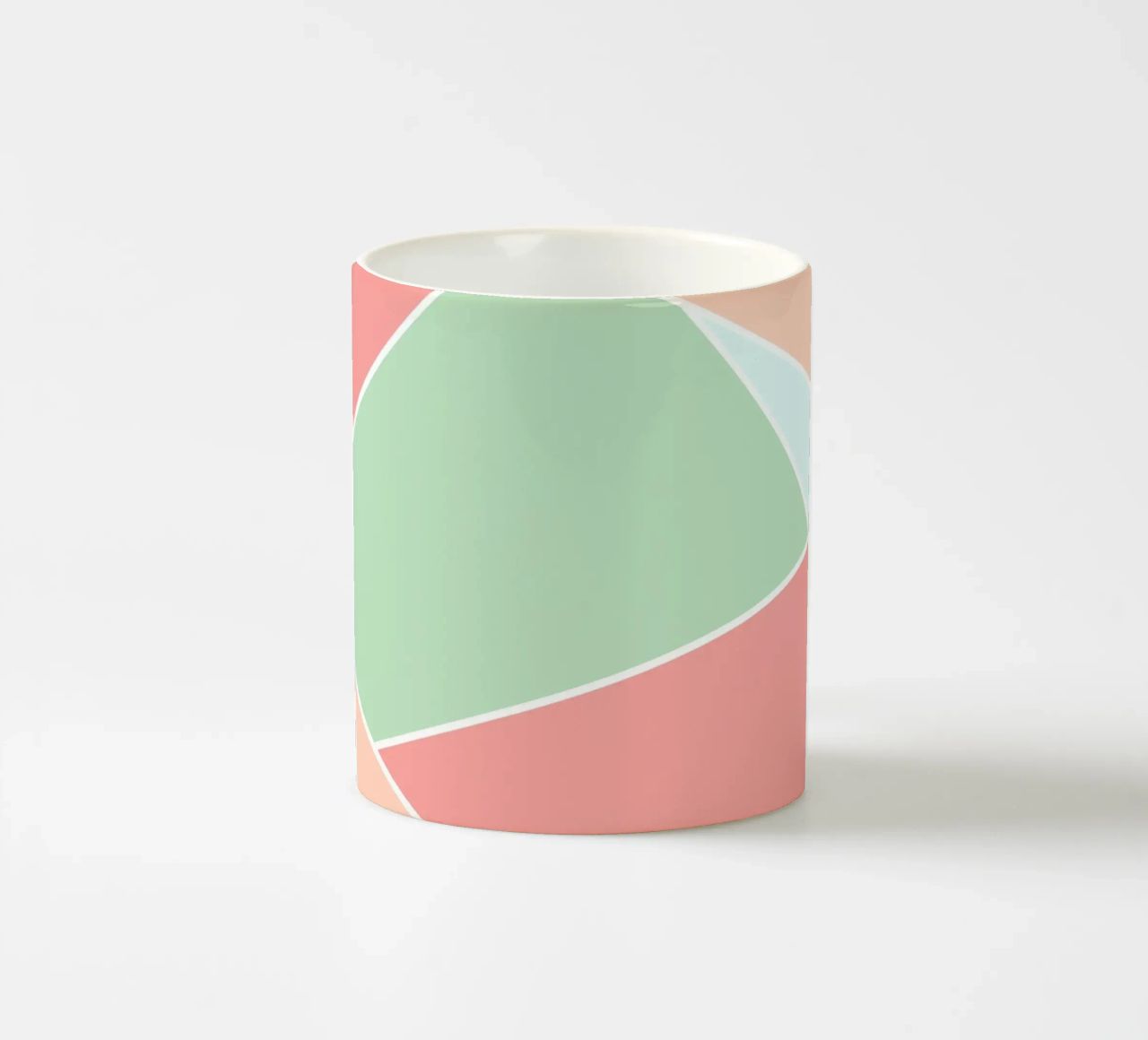 Pastel geometric pattern tazza in ceramica da BAINAI