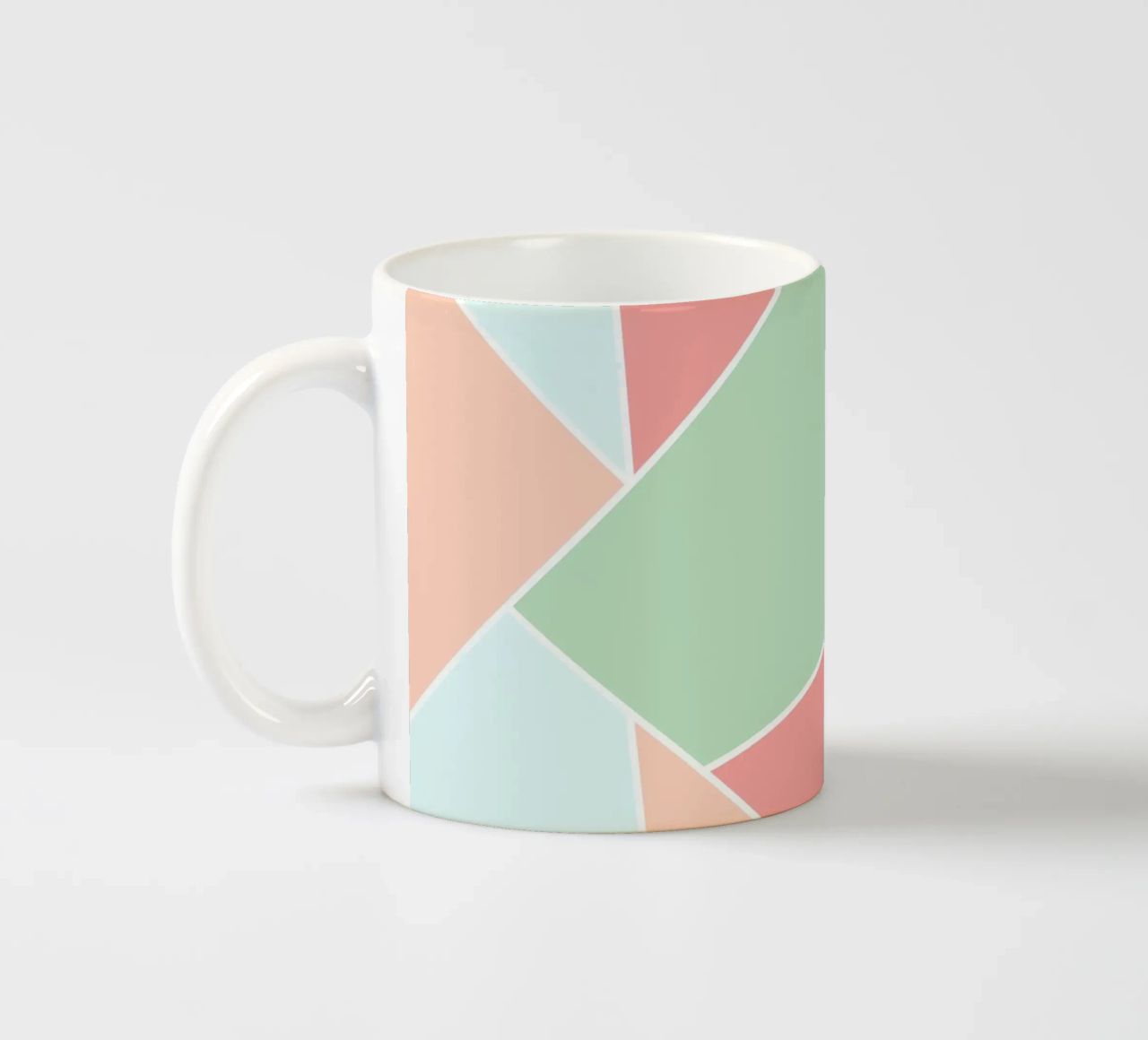 Pastel geometric pattern tazza in ceramica da BAINAI