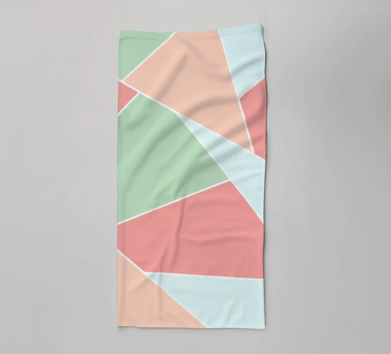 Pastel geometric pattern asciugamano da bagno da BAINAI