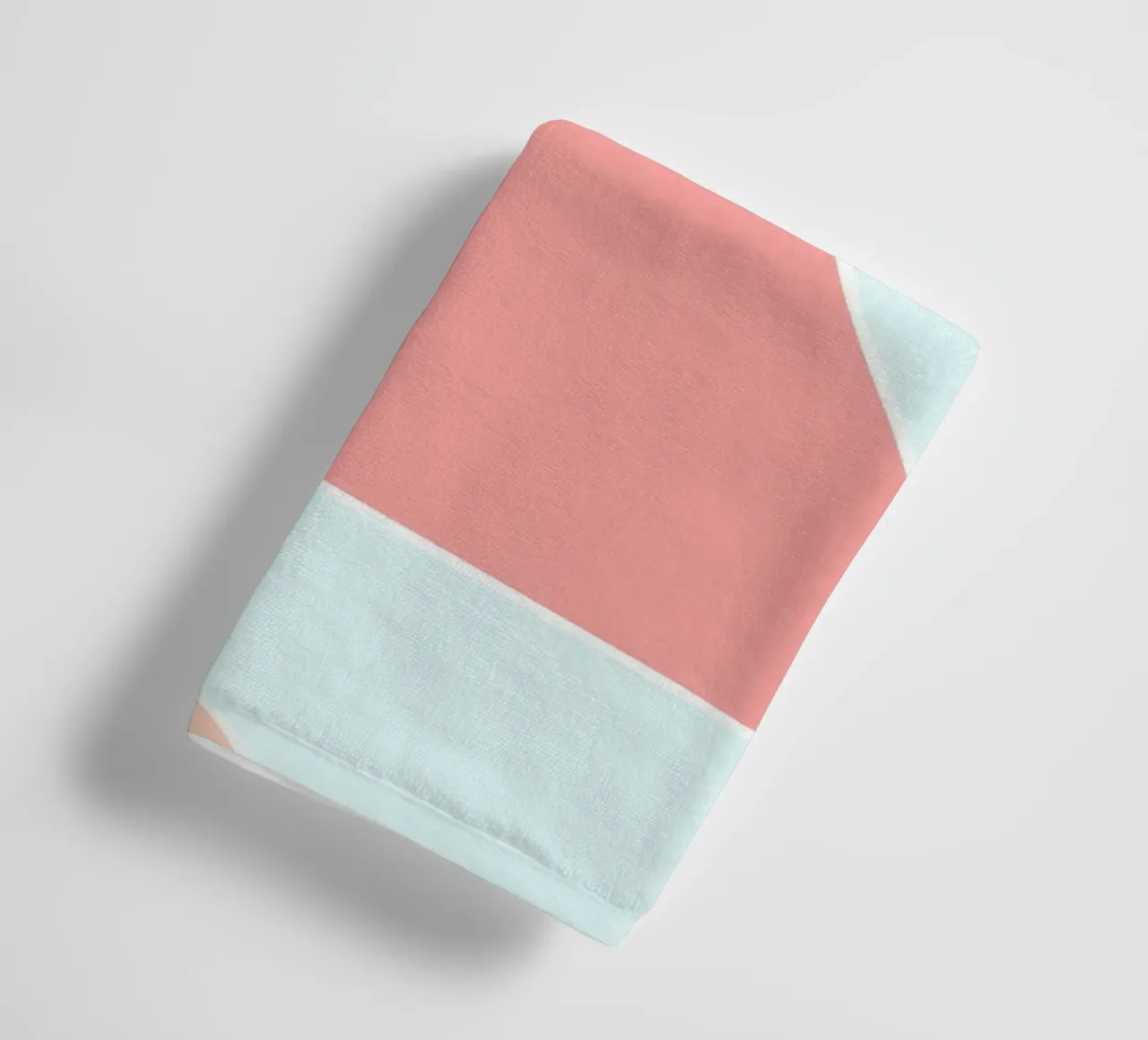 Pastel geometric pattern toalla de baño de BAINAI