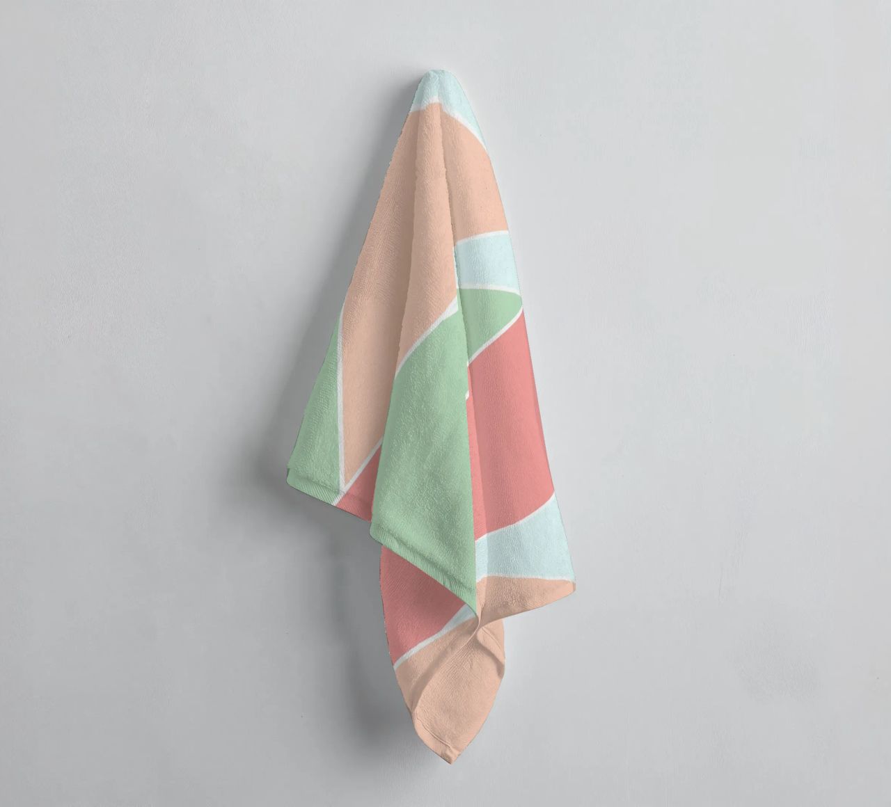 Pastel geometric pattern asciugamano da bagno da BAINAI