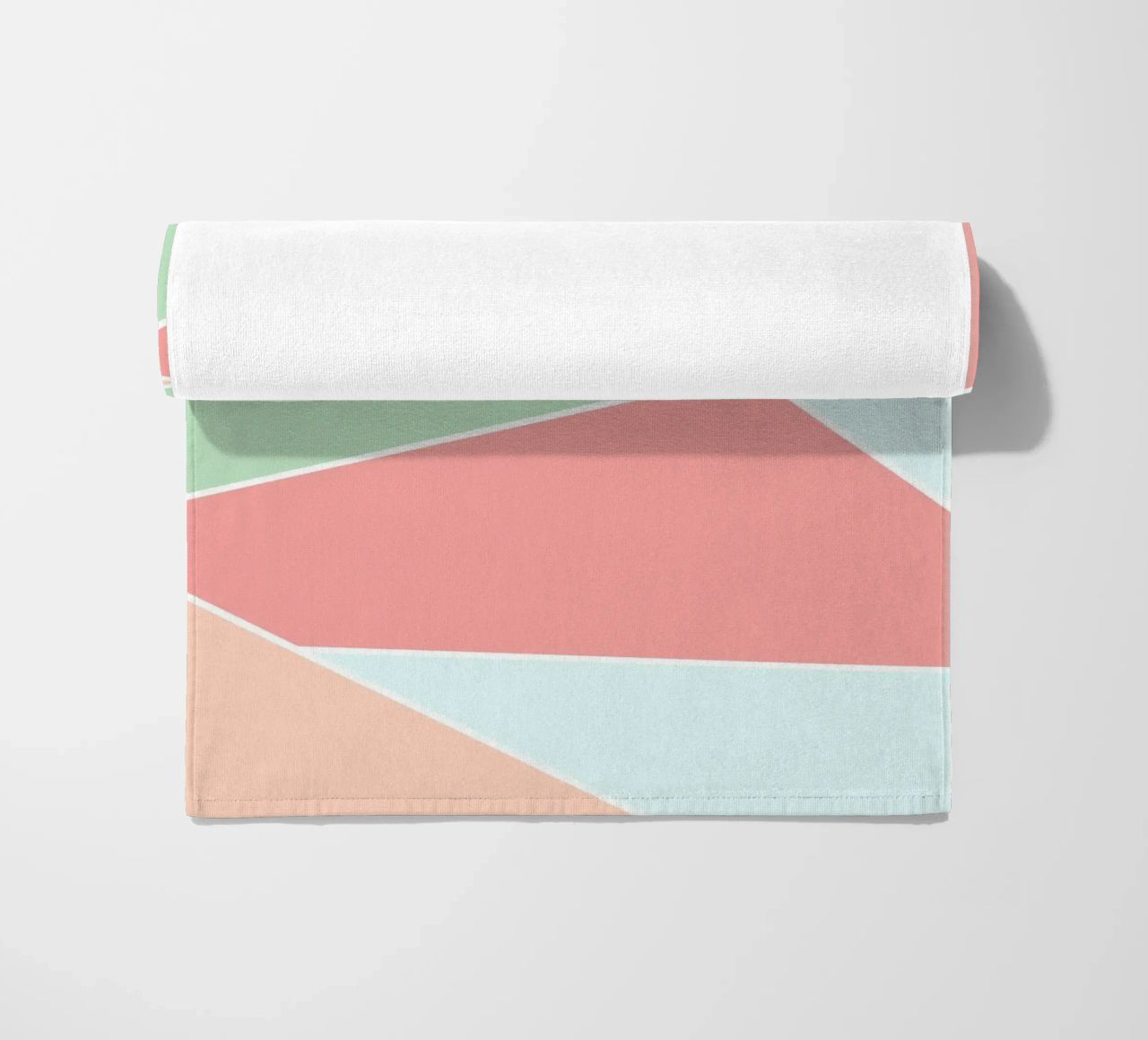 Pastel geometric pattern telo mare da BAINAI