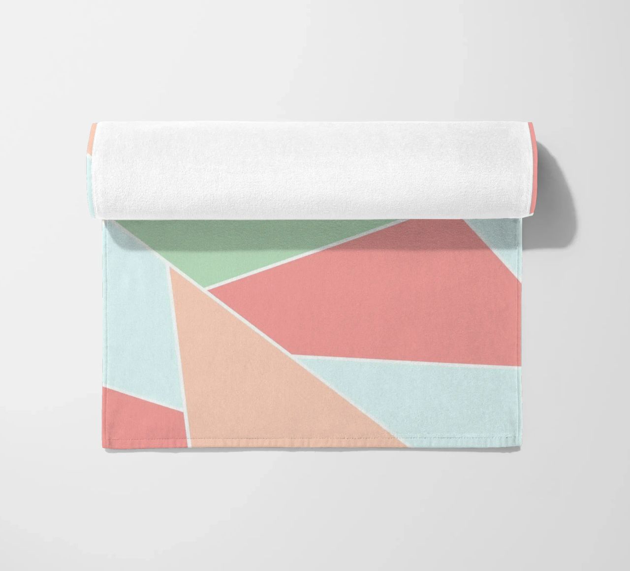Pastel geometric pattern telo mare da BAINAI
