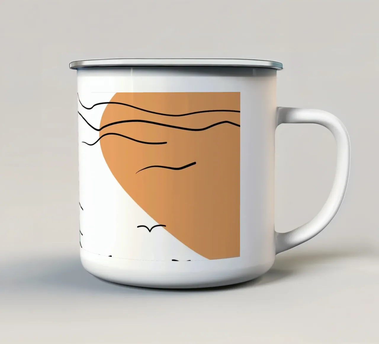 Sail away tazza in smalto da BAINAI