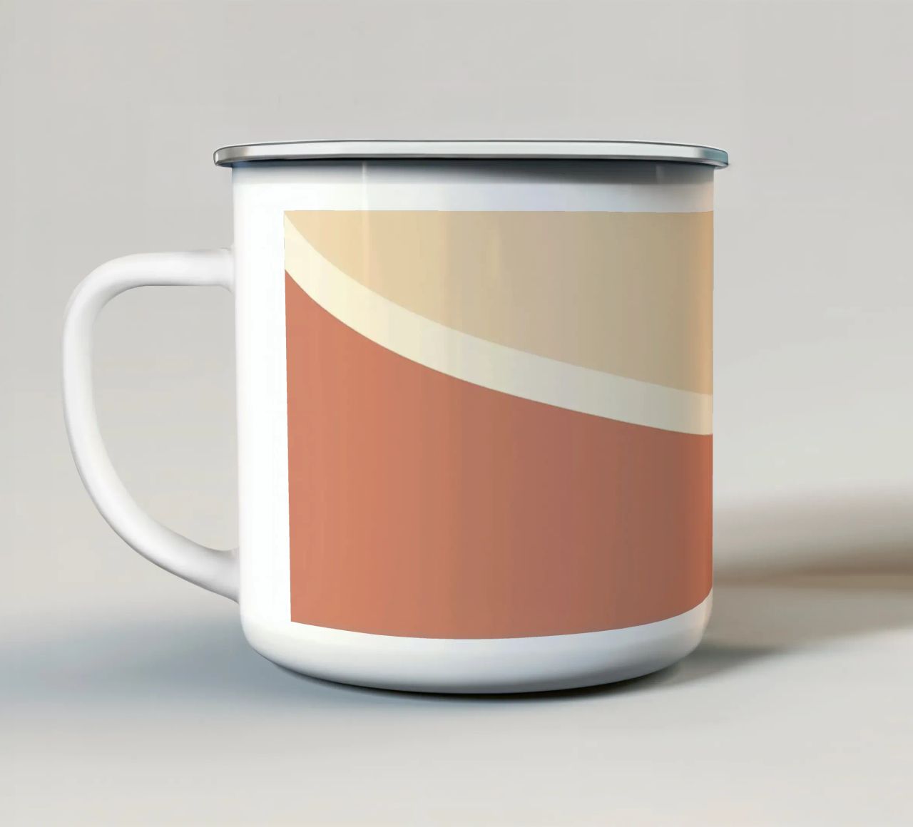 Sand retro waves tazza in smalto da BAINAI