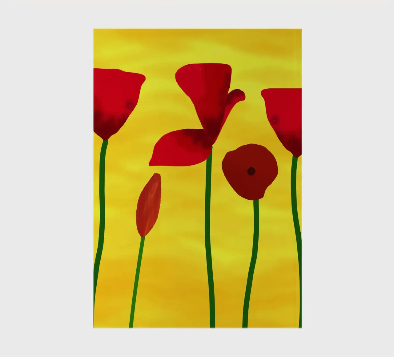 Red Poppies notebook by Scratch Productions