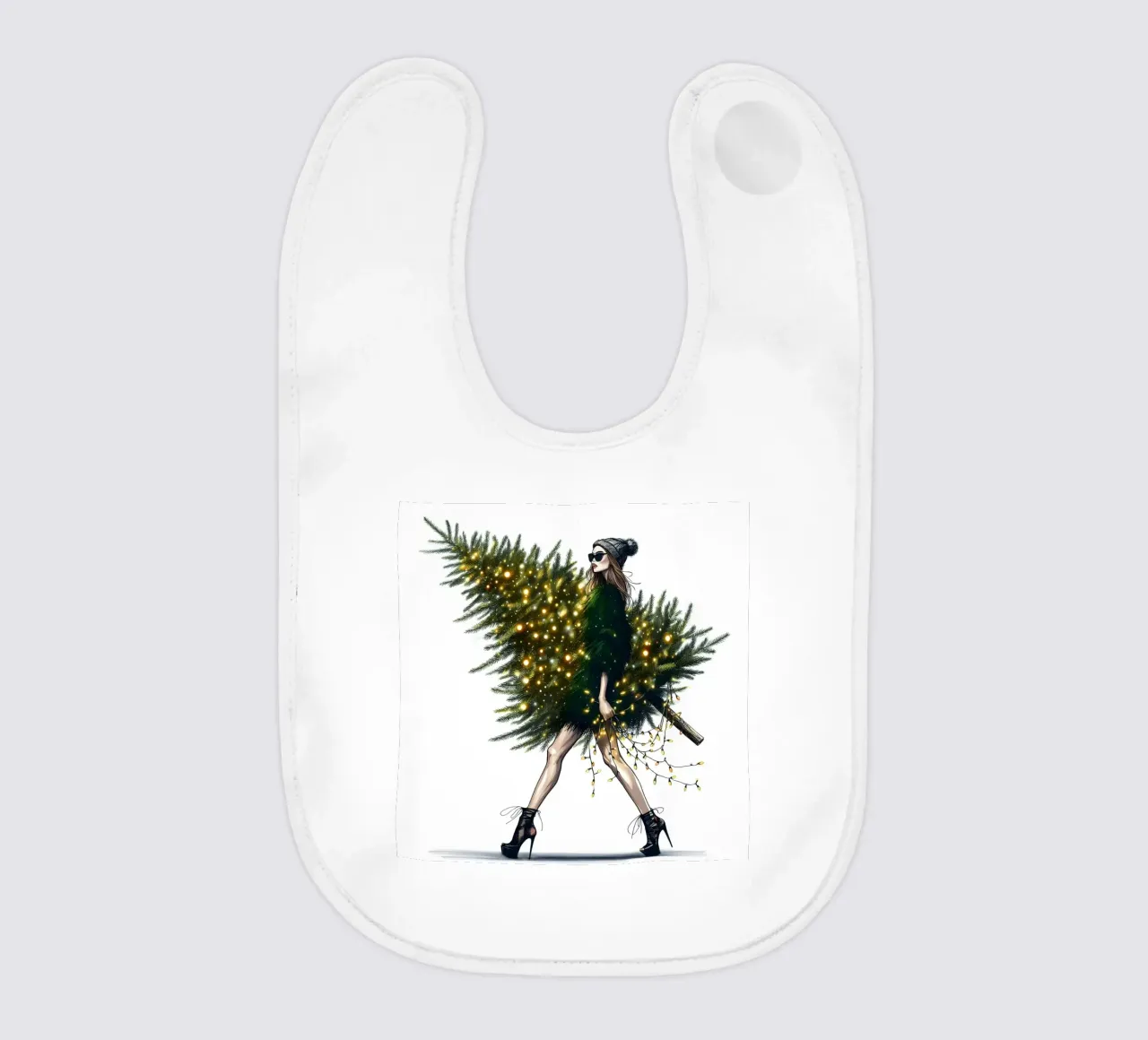 SCEGLI IL TUO ALBERO DI NATALE bavaglino da ARTOMATIC