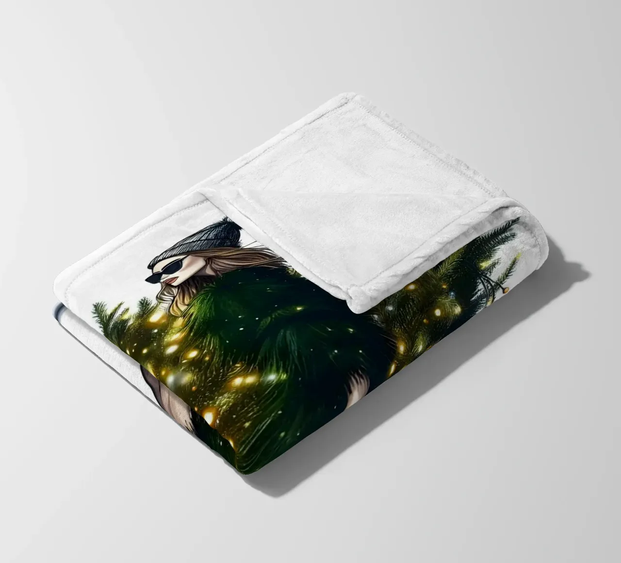 SCEGLI IL TUO ALBERO DI NATALE coperta in pile da ARTOMATIC