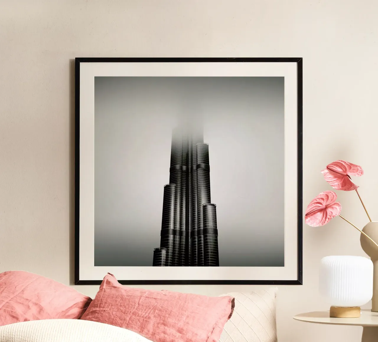UAE Burj Khalifa poster con telaio in plastica da Håggard Photography | Ronny Behnert