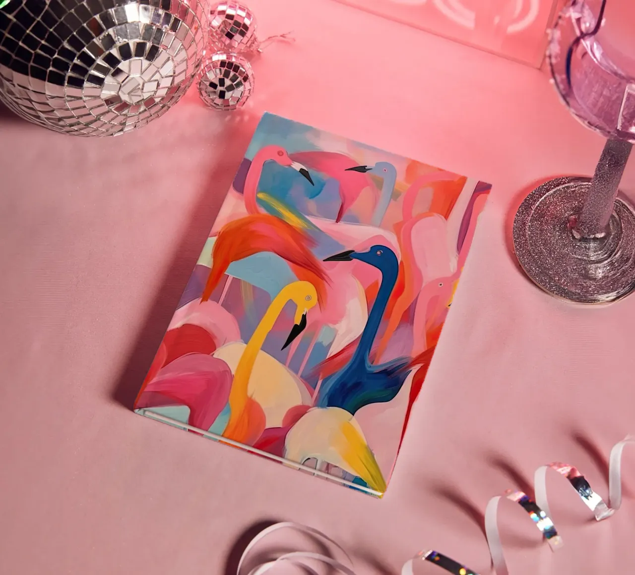 Dreamy Flamingos notebook by DaarbyN