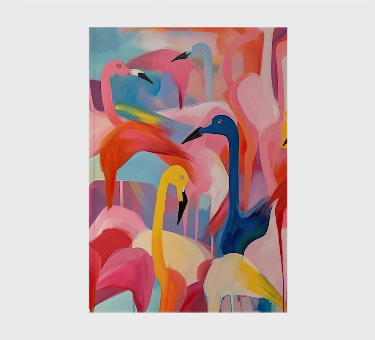 Dreamy Flamingos notebook by DaarbyN