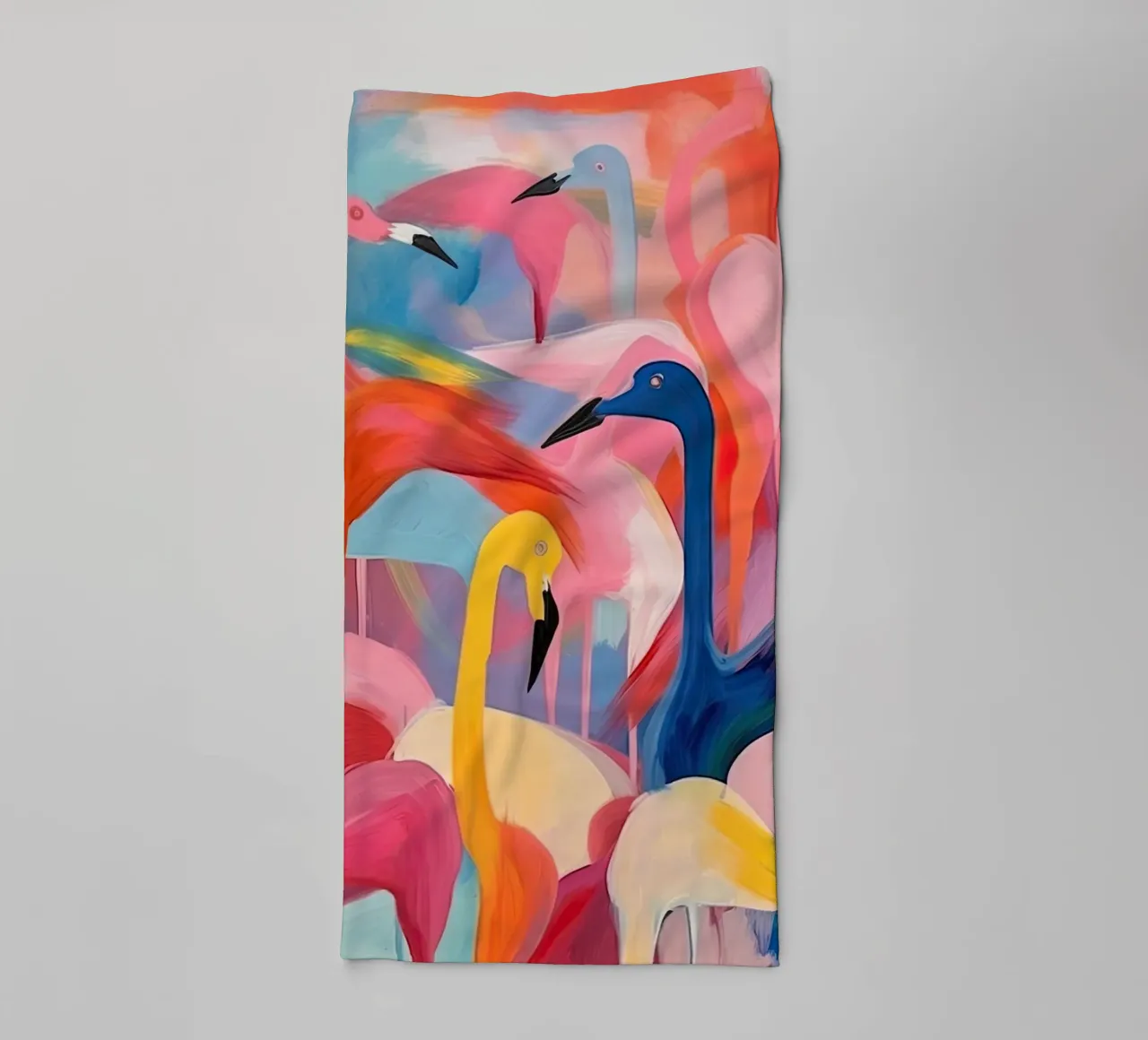 Verträumte Flamingos Handtuch von DaarbyN