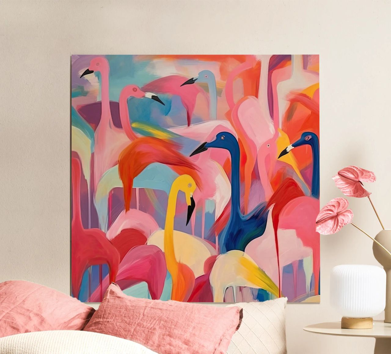 Verträumte Flamingos Poster von DaarbyN