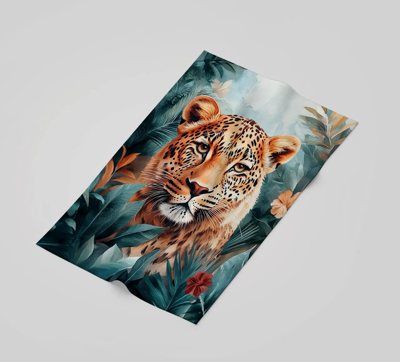 Leopard Leaves telo mare da Mateo