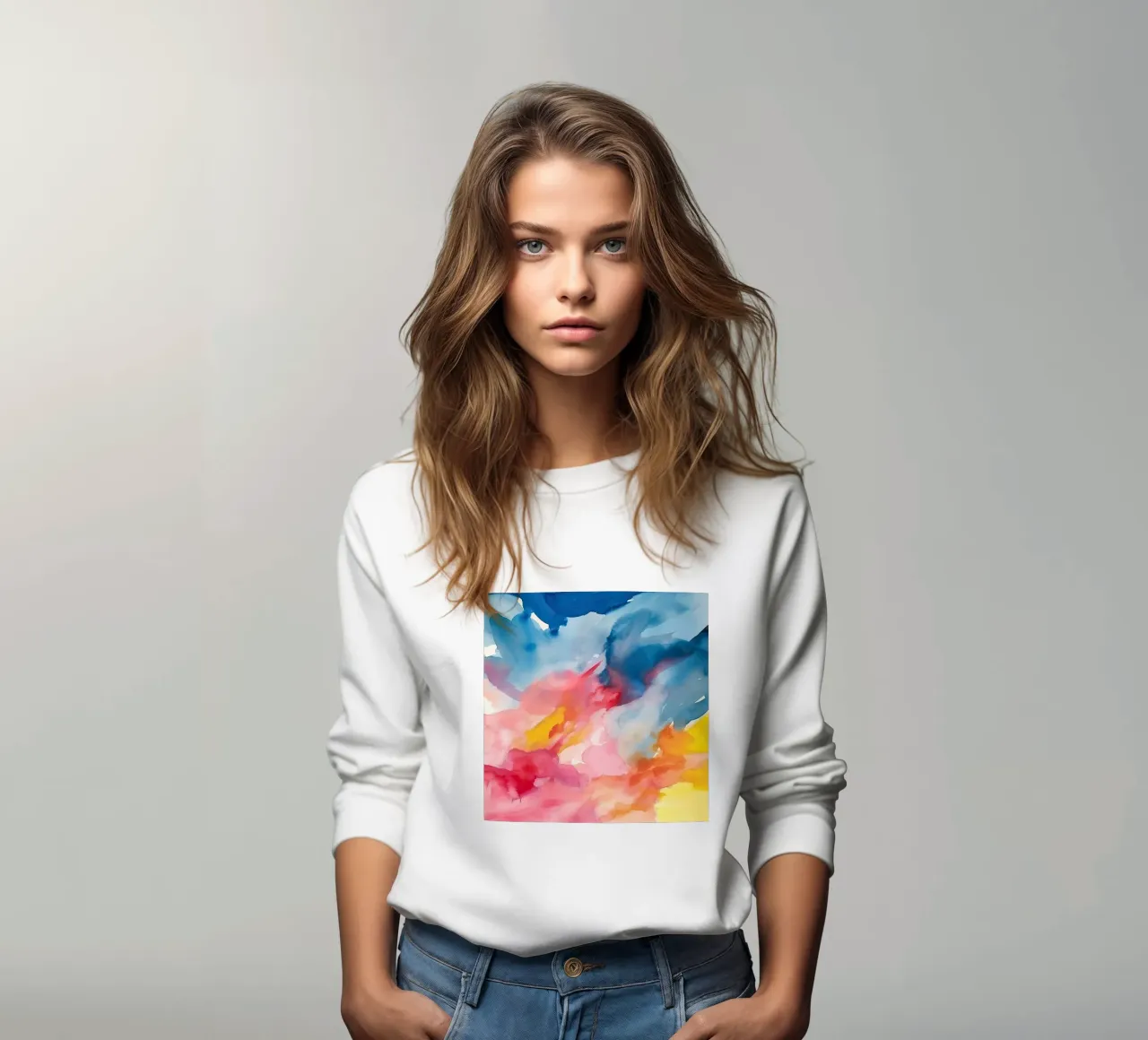 Nuvole colorate felpa da DaarbyN