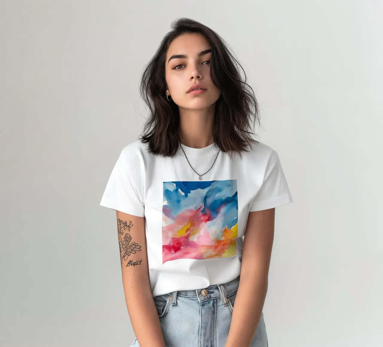 Nuvole colorate t-shirt da DaarbyN