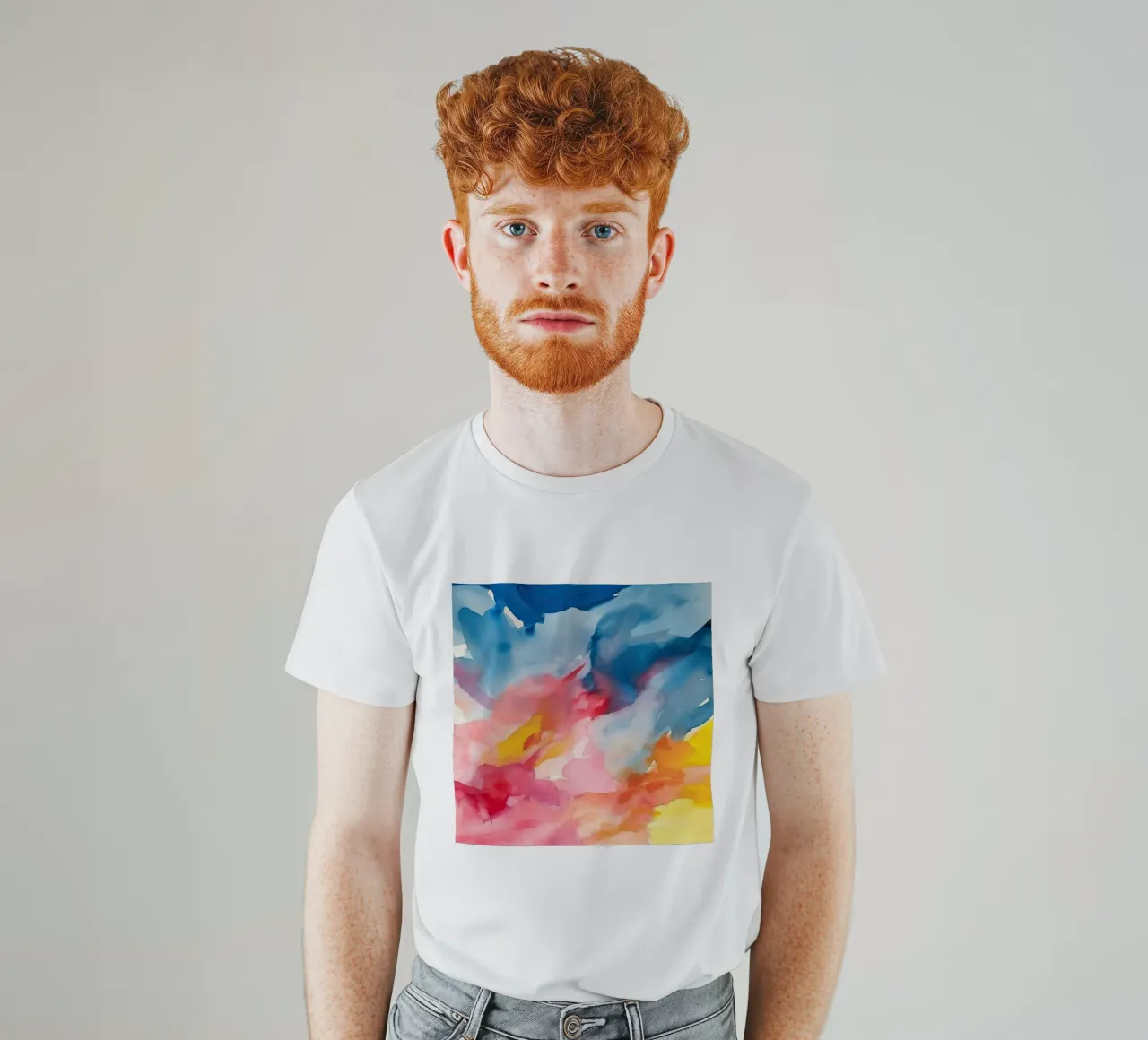 Nuvole colorate t-shirt da DaarbyN